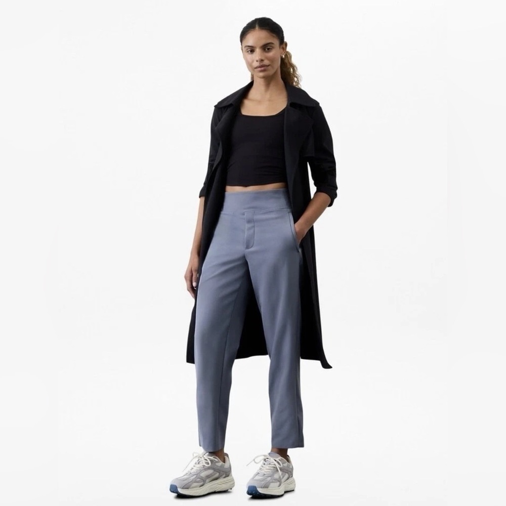 NWOT Athleta Endless Shadow Blue Pants Size 14 (#533636)